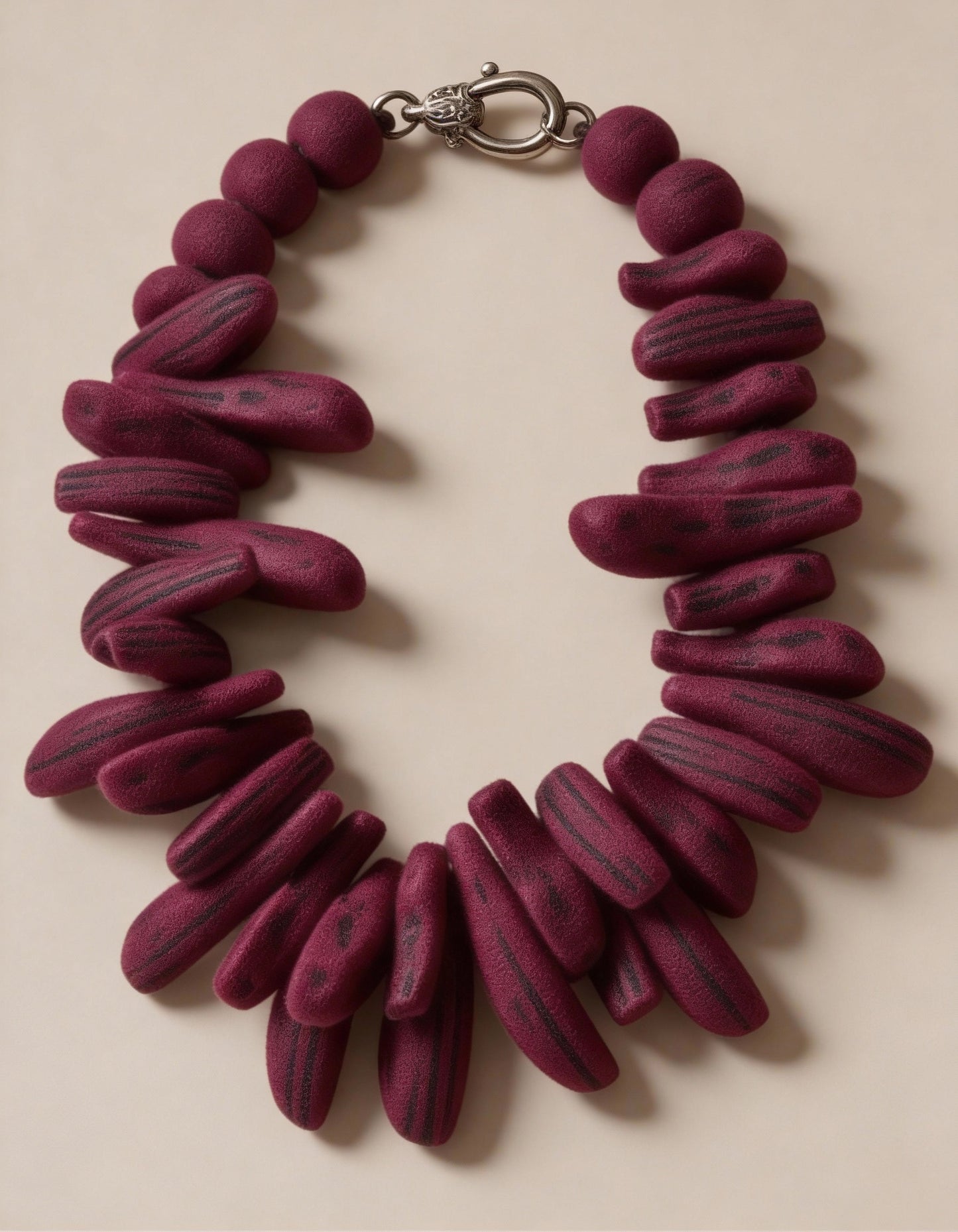 Colar Chama da Terra resina premium