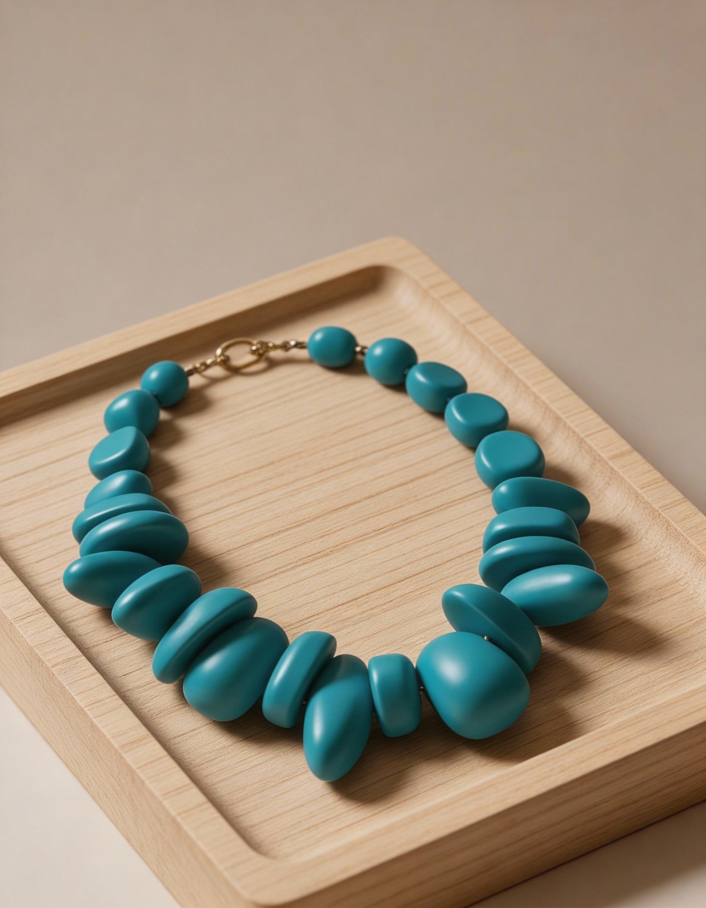 Colar Rios do Cerrado resina premium