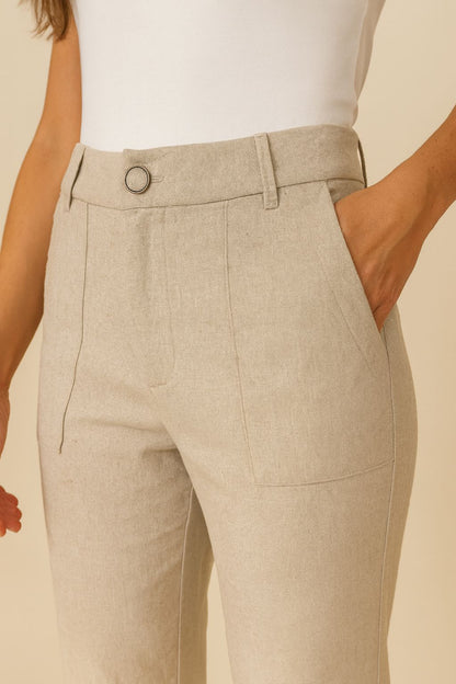 Calça Alfaiataria com linho Essenza - 3 cores