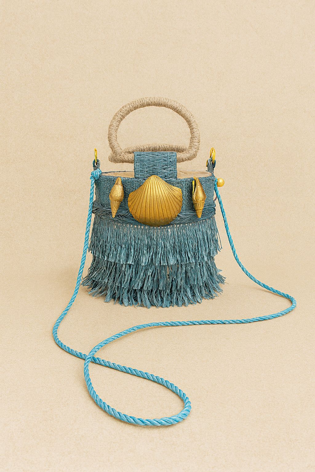 Bolsa Artesanal Maré Azul