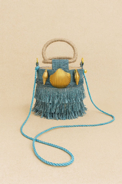 Bolsa Artesanal Maré Azul