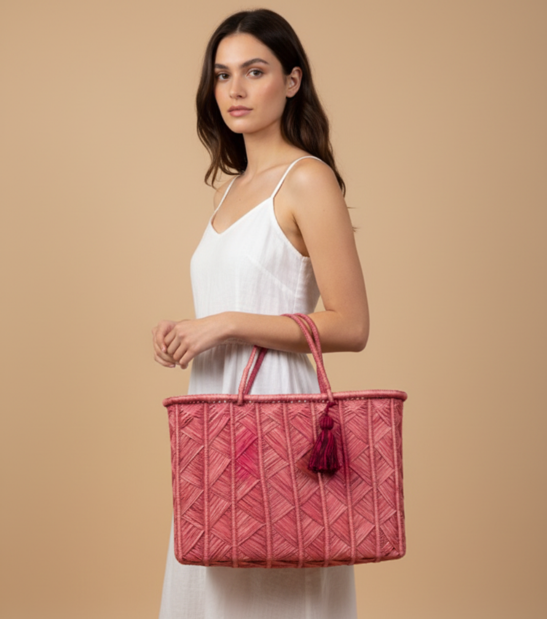 Bolsa de Buriti Rosa do Cerrado