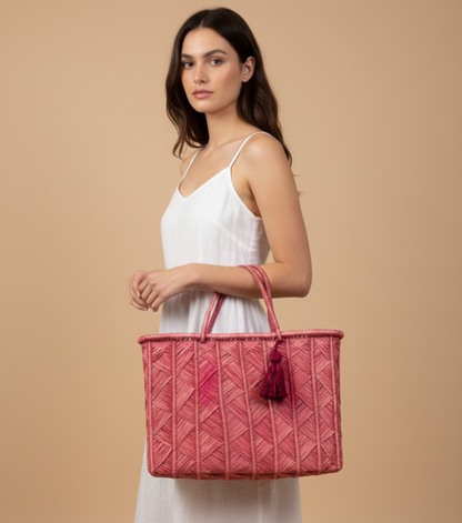 Bolsa de Buriti Rosa do Cerrado