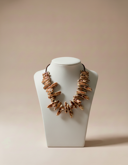 Colar Essência Tribal resina premium