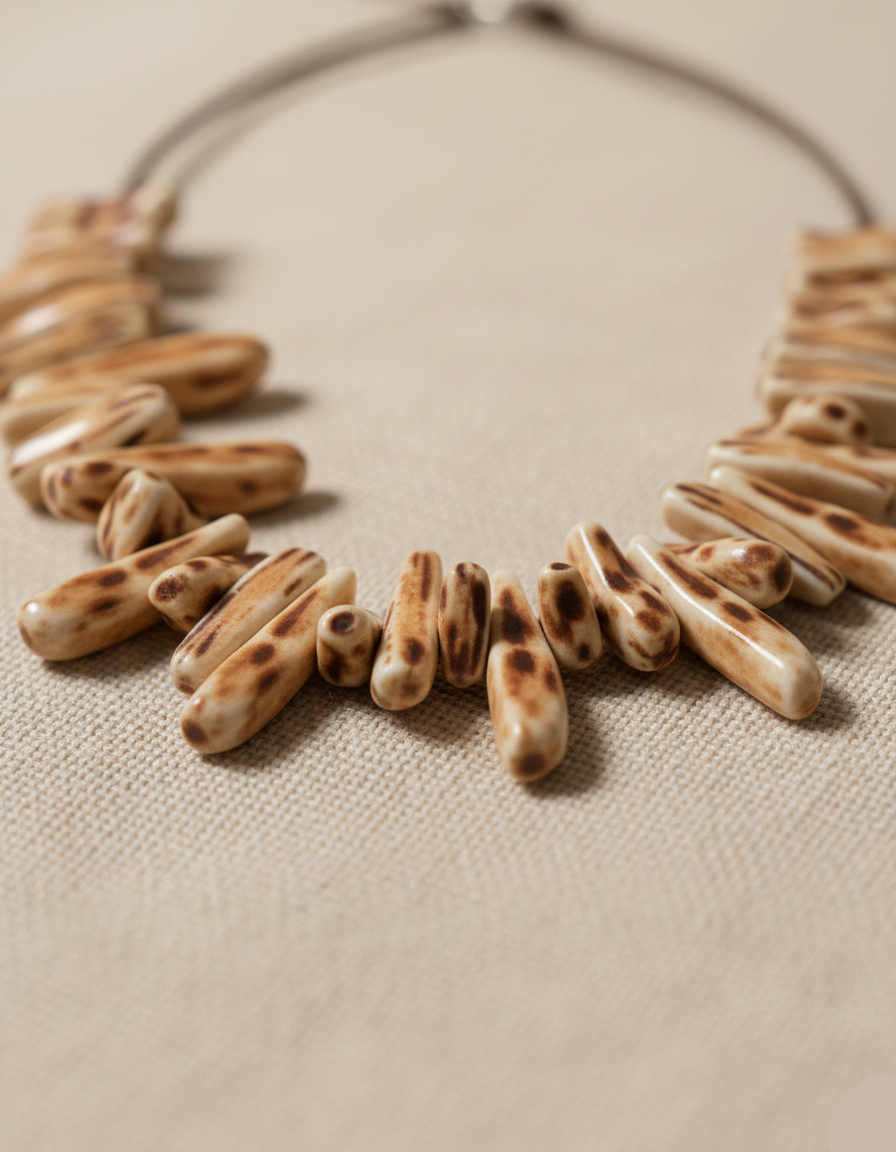 Colar Essência Tribal resina premium