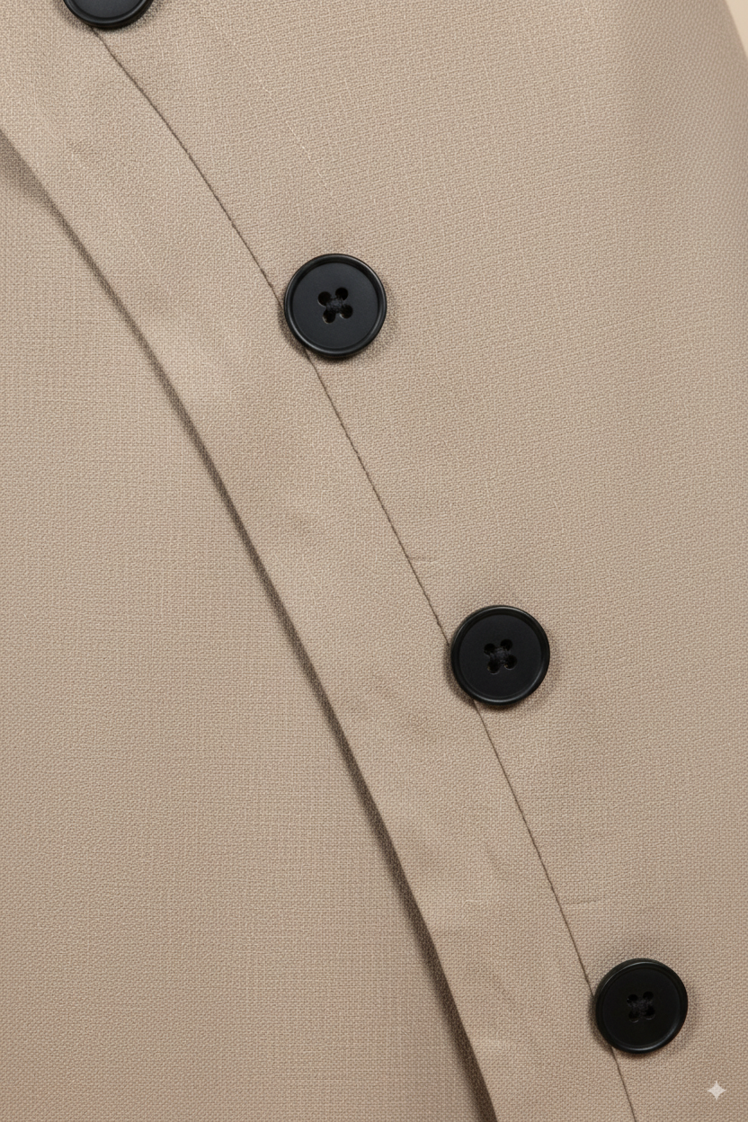 Saia Botões frontais Vértice