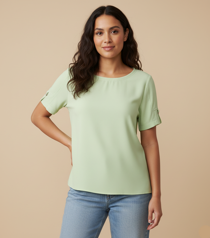 Blusa Leve Harmonia Erva Doce