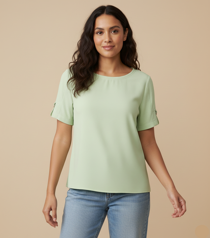 Blusa Leve Harmonia Erva Doce