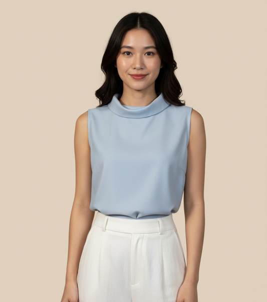 Blusa Gola Elegance Blue