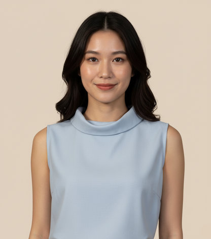 Blusa Gola Elegance Blue