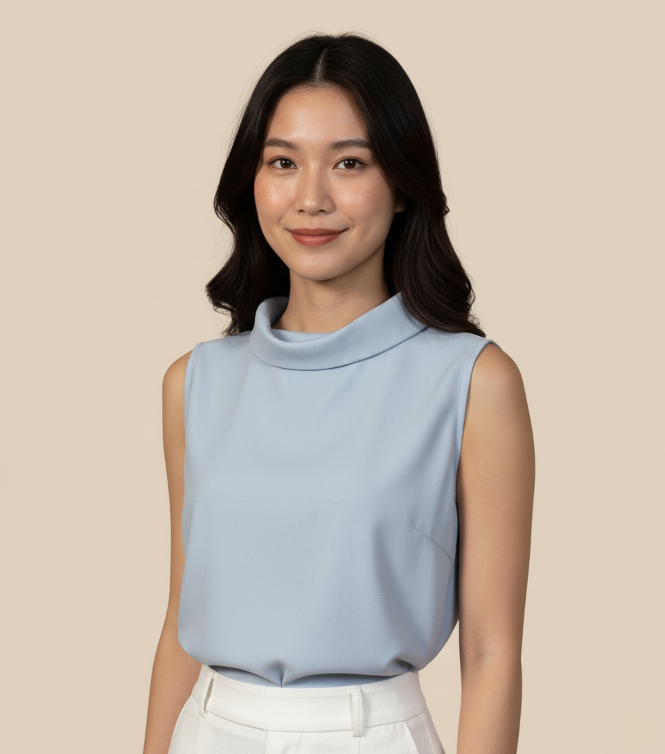 Blusa Gola Elegance Blue