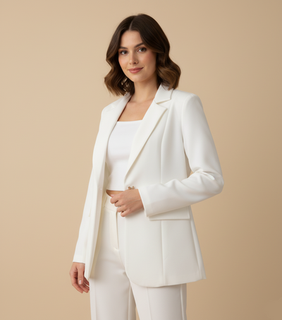 Blazer Bianco Nobile