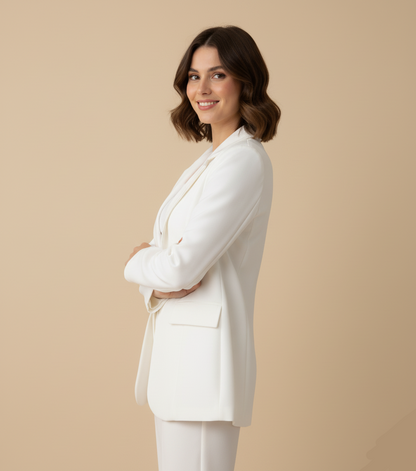 Blazer Bianco Nobile