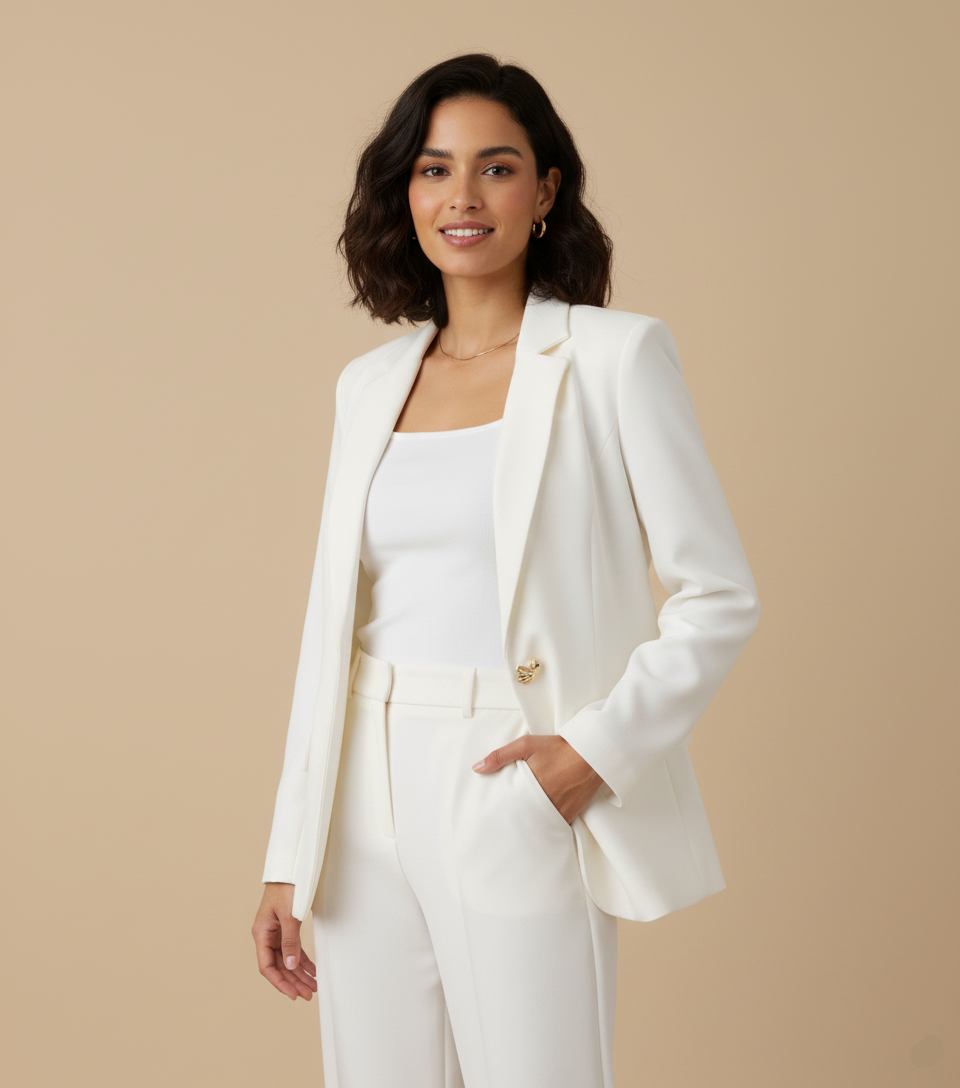 Blazer Bianco Nobile