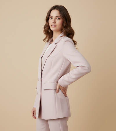 Blazer Colore Rosê
