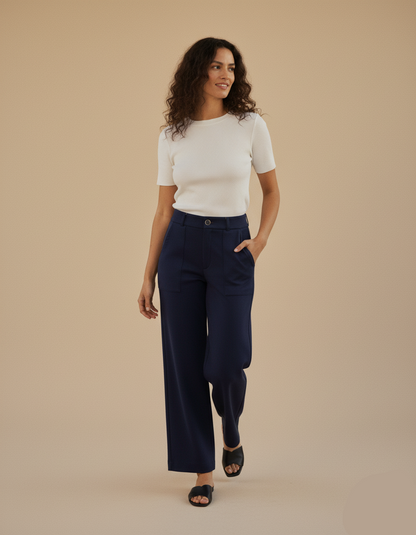 Calça Alfaiataria com linho Essenza - 3 cores