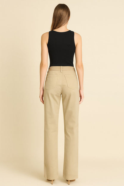 Calça de Sarja Areia Dourada