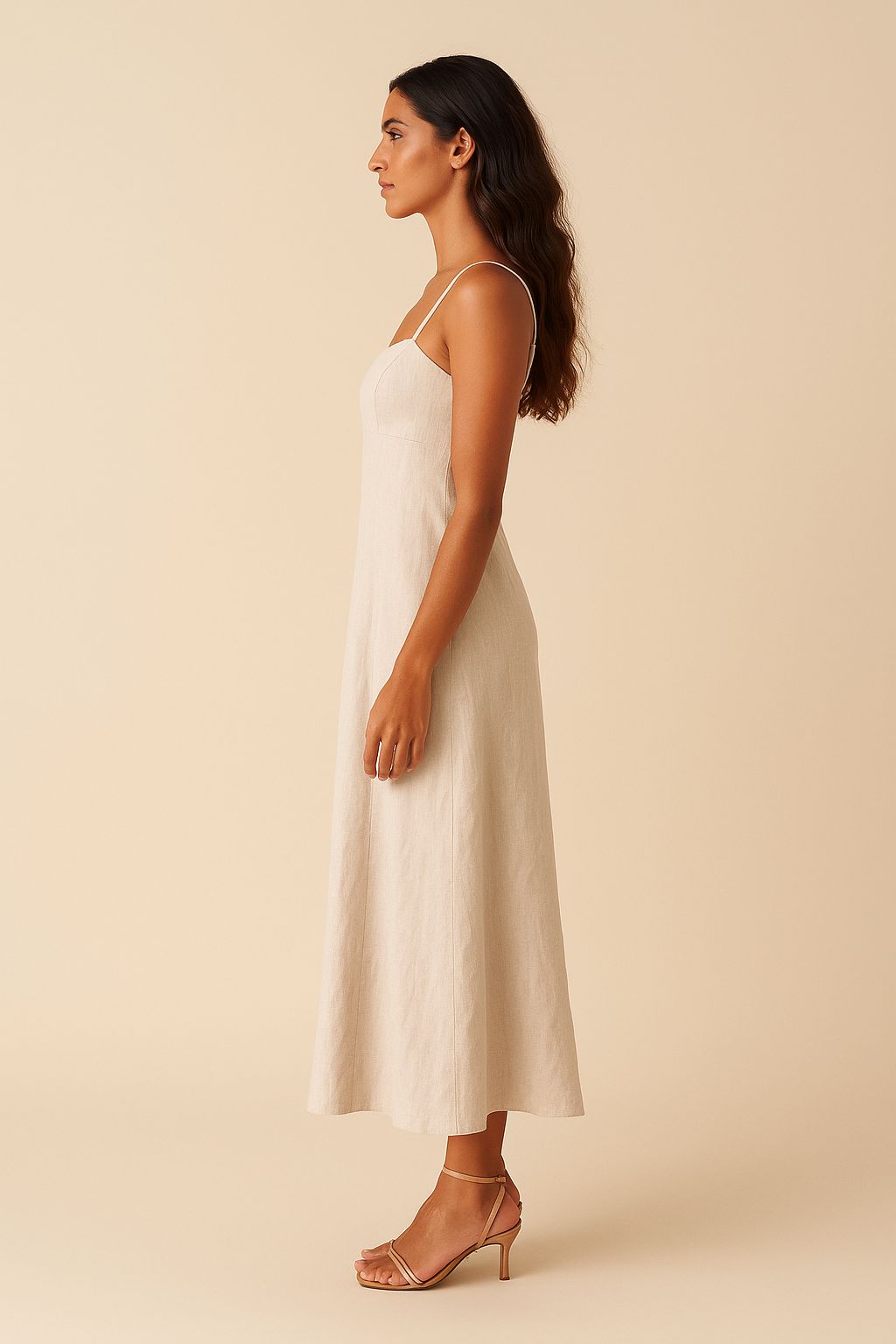 Vestido de Linho Tropicana Natural