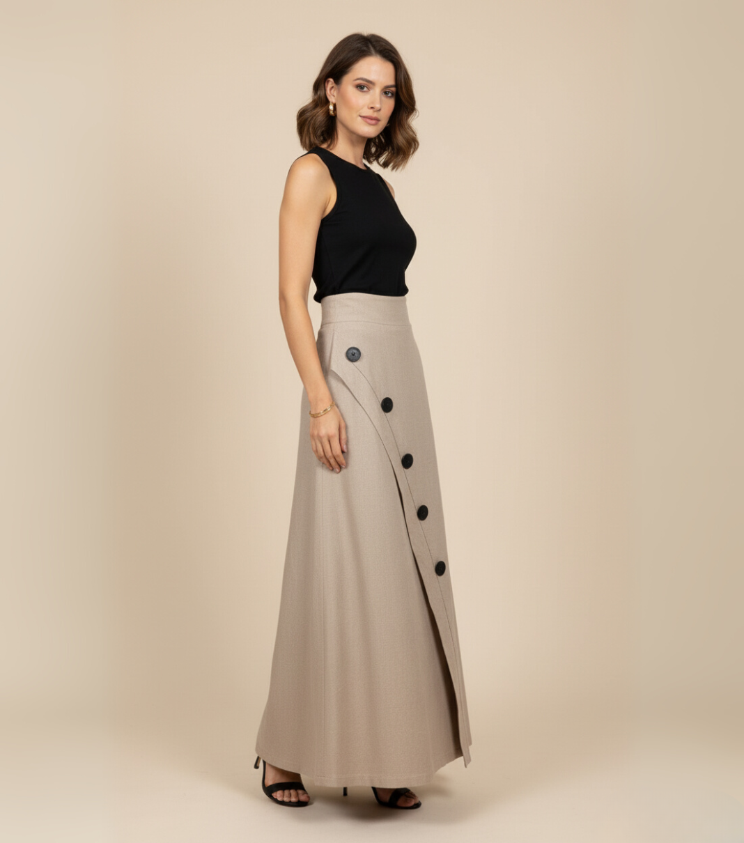 Saia Botões frontais Vértice