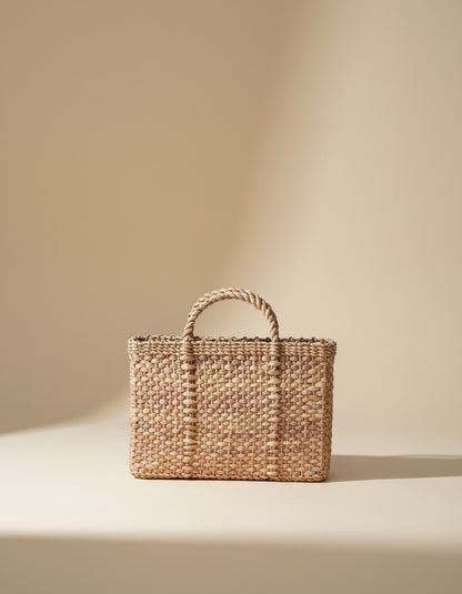 Bolsa de Palha Grande Artesanal Natural