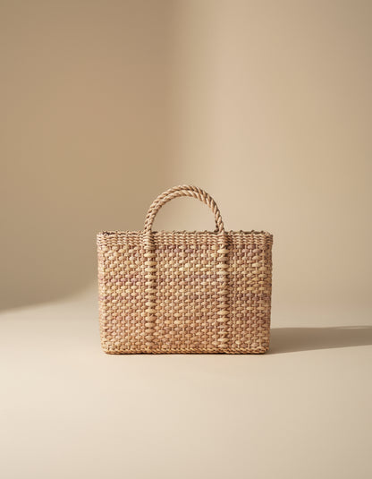 Bolsa de Palha Grande Artesanal Natural