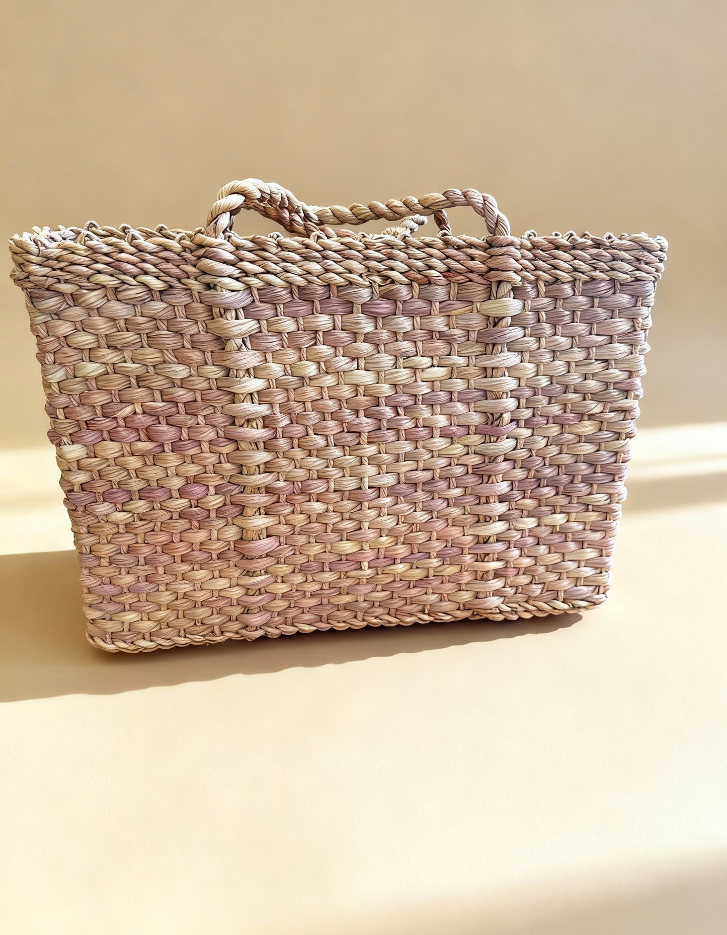 Bolsa de Palha Grande Artesanal Natural