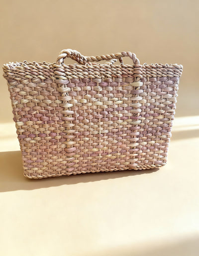 Bolsa de Palha Grande Artesanal Natural