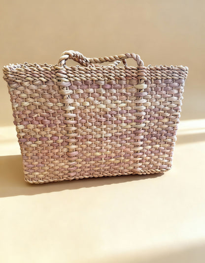 Bolsa de Palha Grande Artesanal Natural