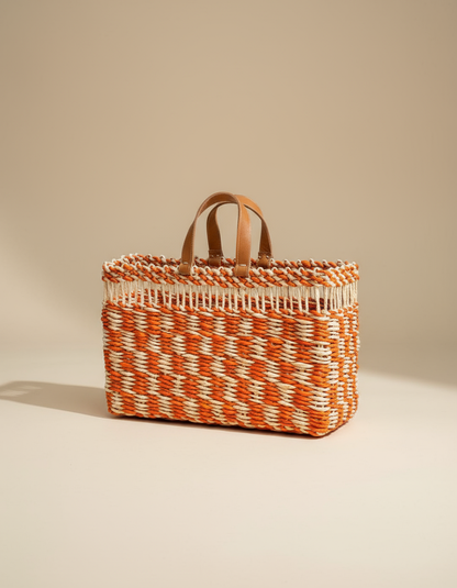 Bolsa de Palha Ocre di Sole