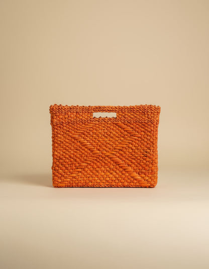 Bolsa/ Pasta Artesanal Tangerina