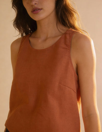 Regata Modena Linho Terracota