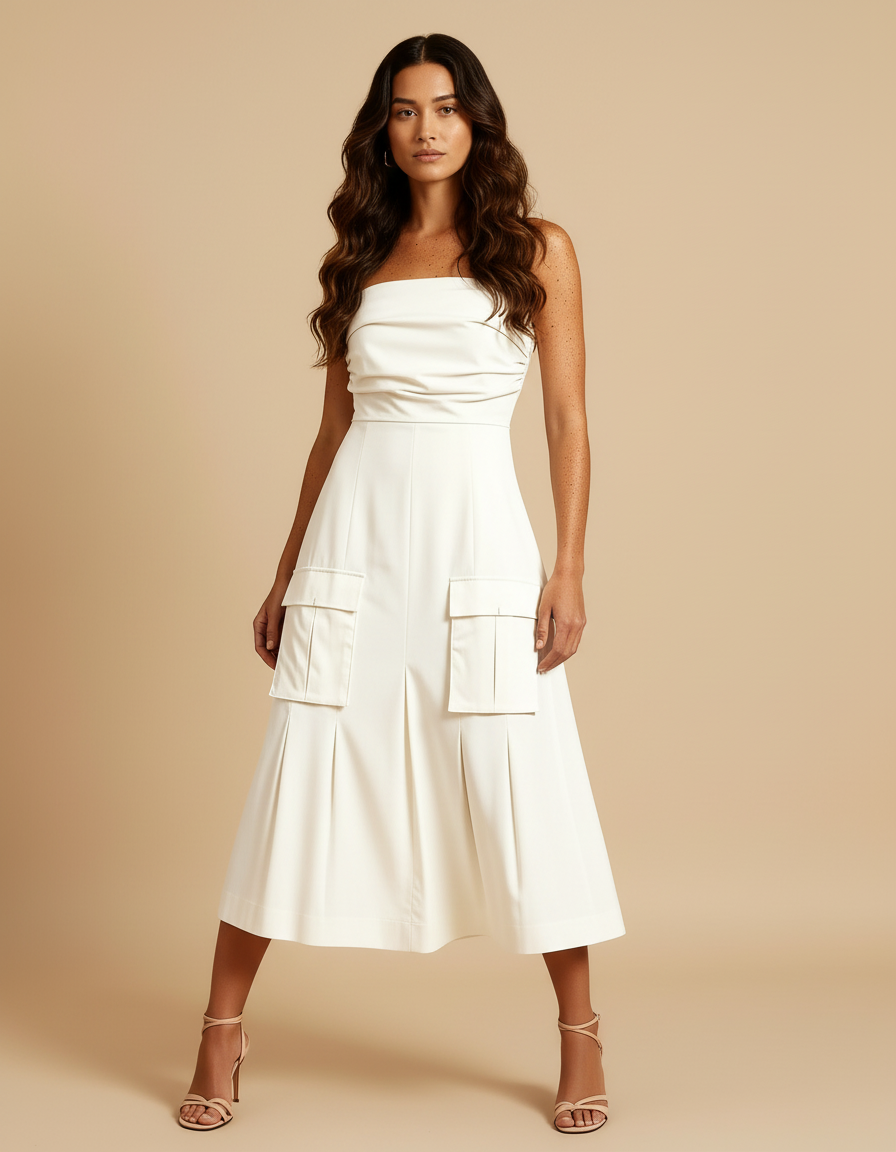 Vestido Alvor Bianco