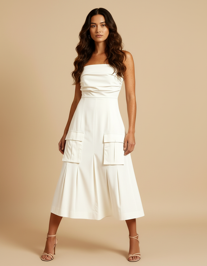 Vestido Alvor Bianco