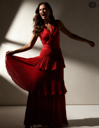 Vestido Escarlate Imperial