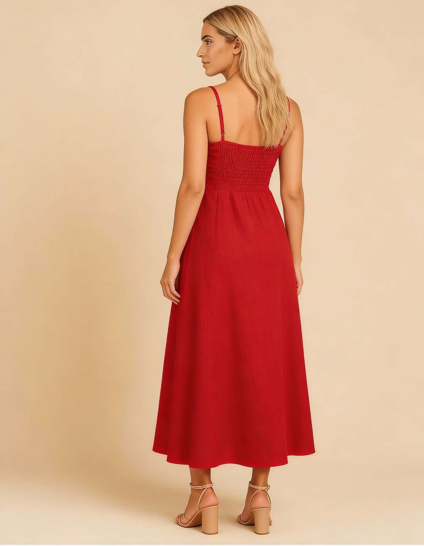 Vestido Tropicana Vermelho