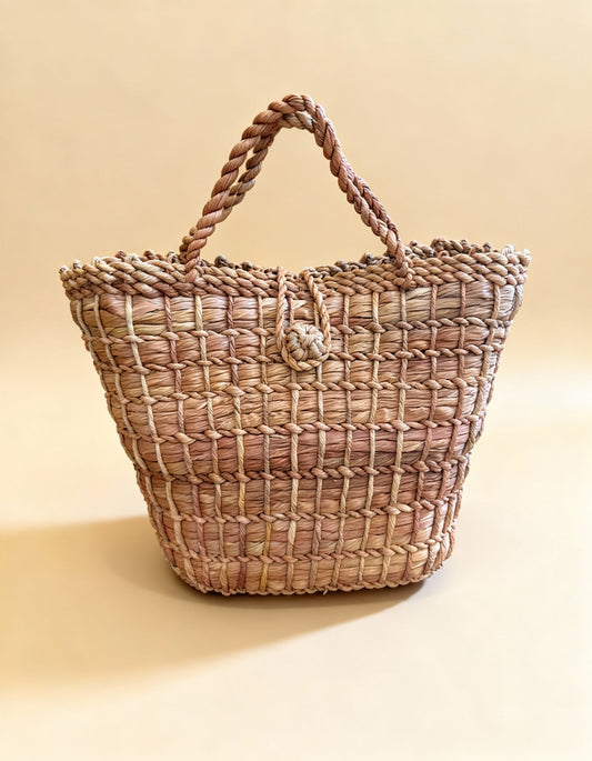 Bolsa de Palha Natural Estruturada