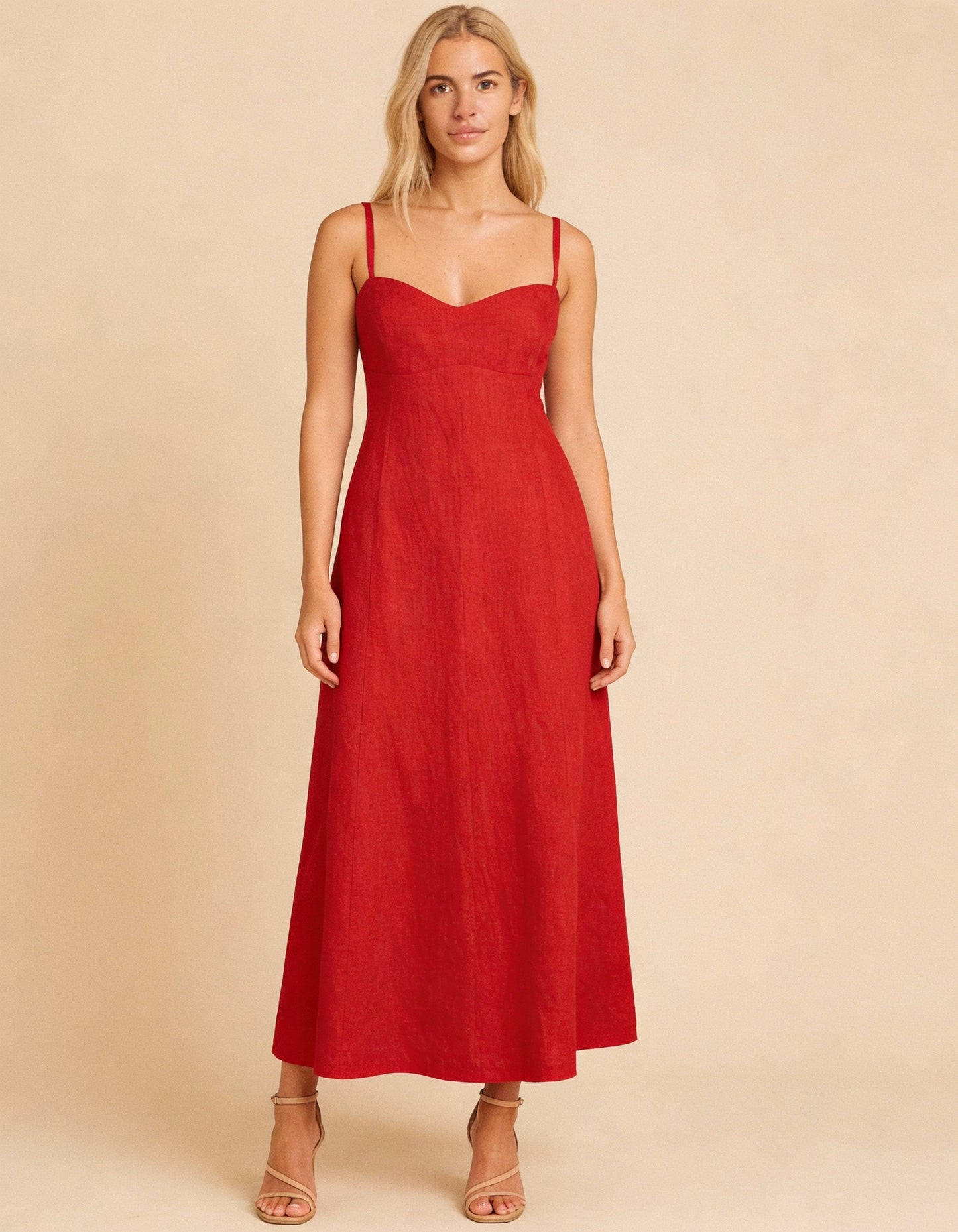 Vestido Tropicana Vermelho