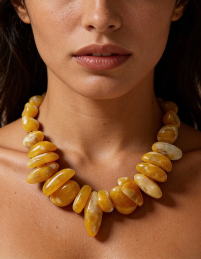 Colar Mel da Terra resina premium