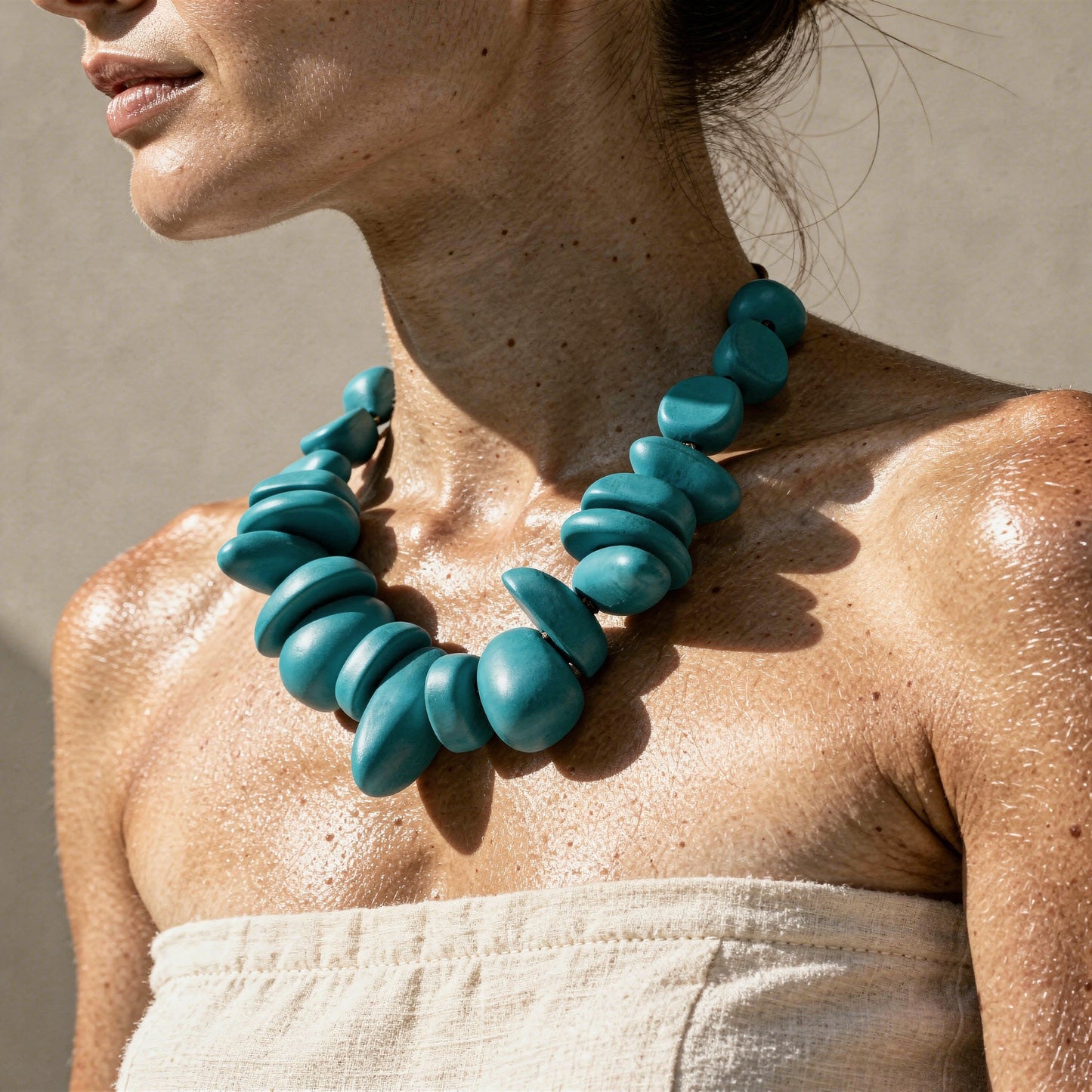 Colar Rios do Cerrado resina premium