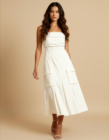 Vestido Alvor Bianco