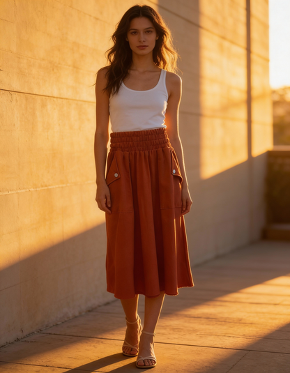 Saia Chloe Terracota