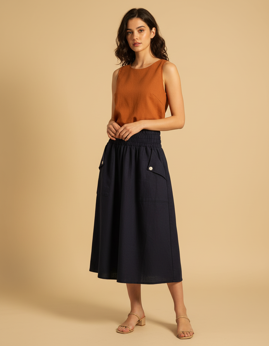 Regata Modena Linho Terracota