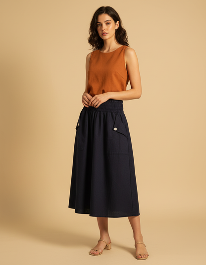 Regata Modena Linho Terracota