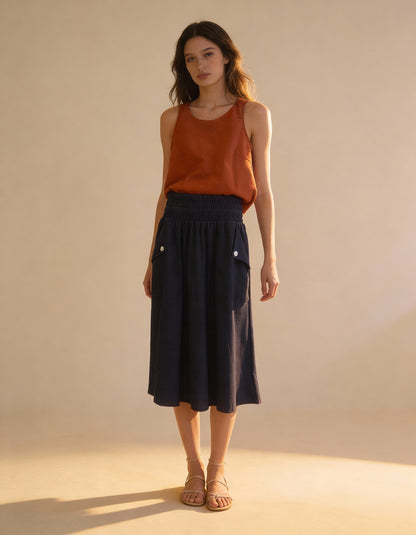 Regata Modena Linho Terracota