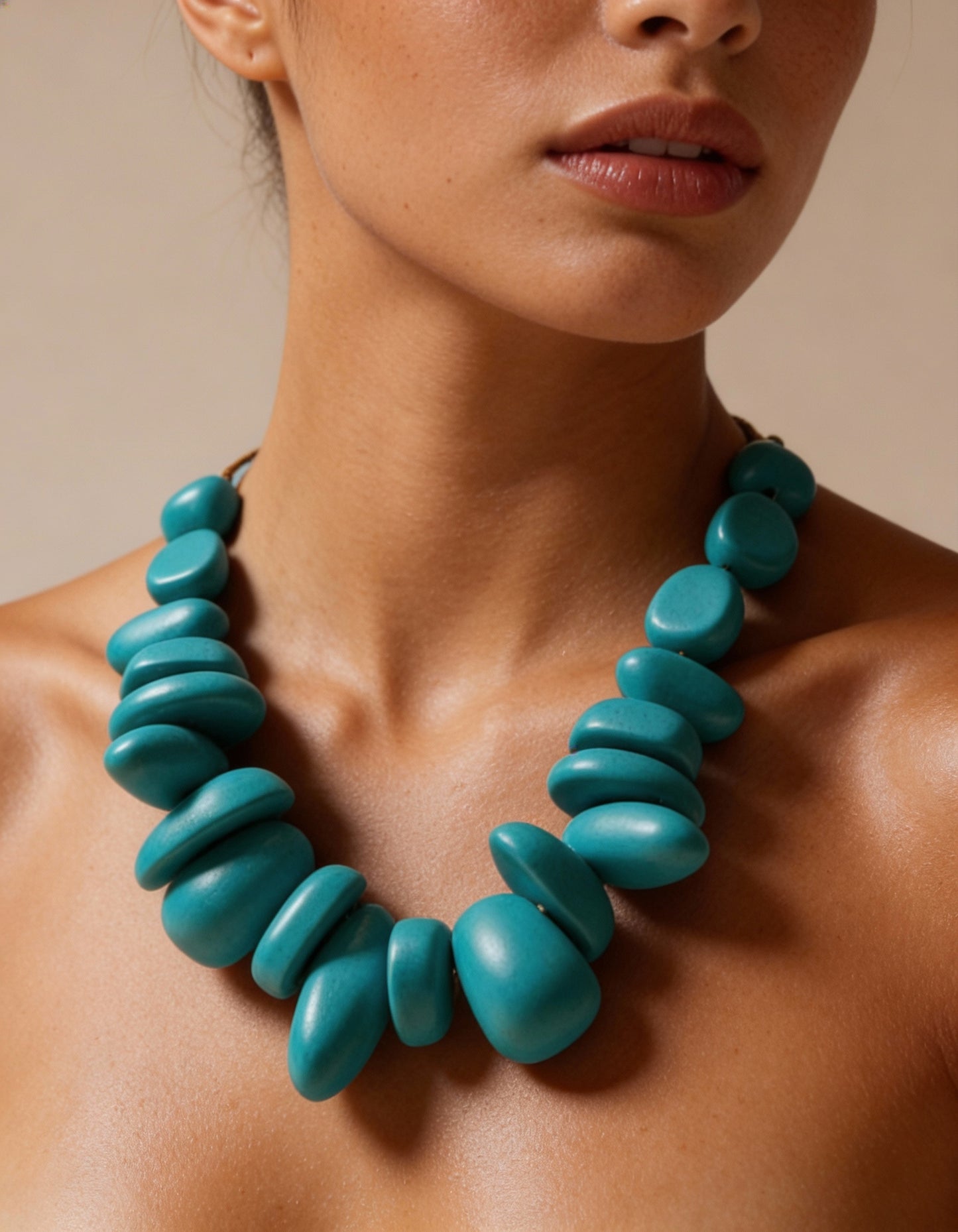 Colar Rios do Cerrado resina premium