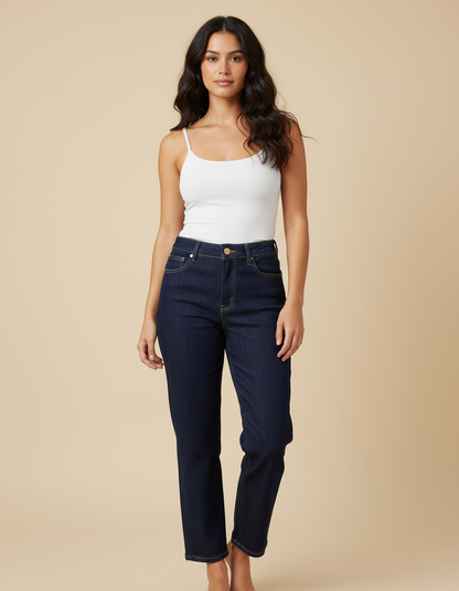 Calça Jeans Reta