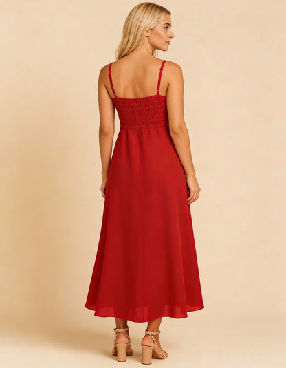 Vestido Tropicana Vermelho