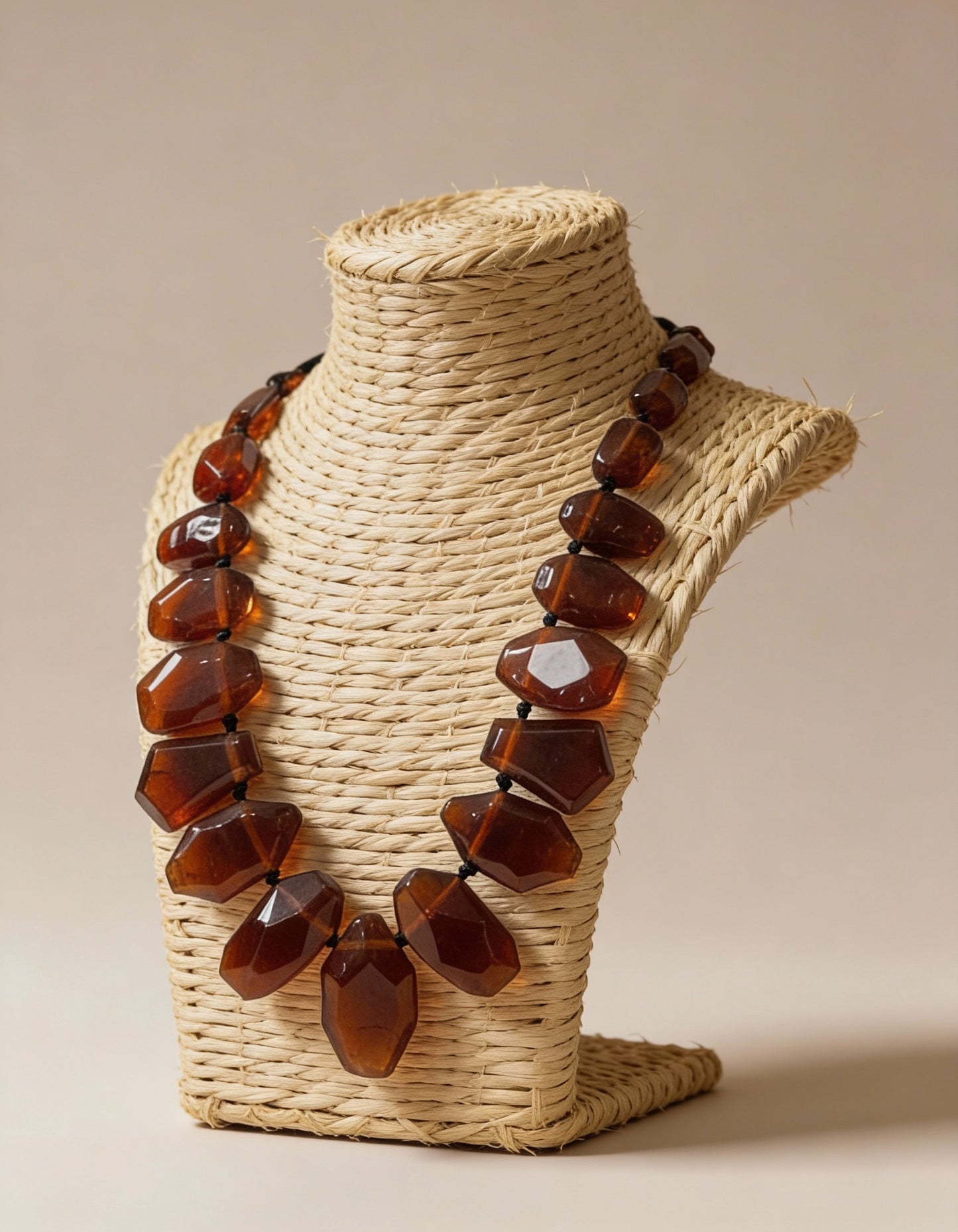 Colar Âmbar Imperial resina premium