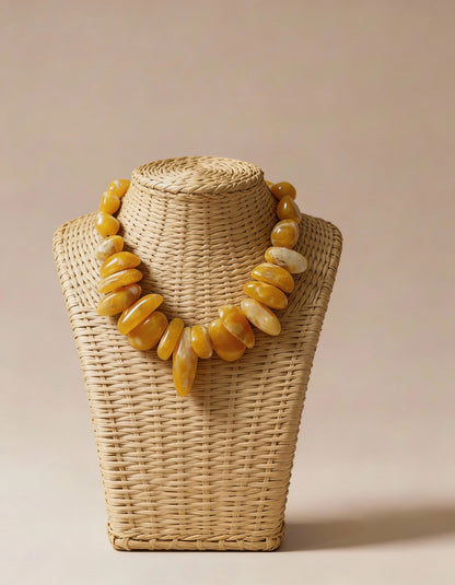 Colar Mel da Terra resina premium