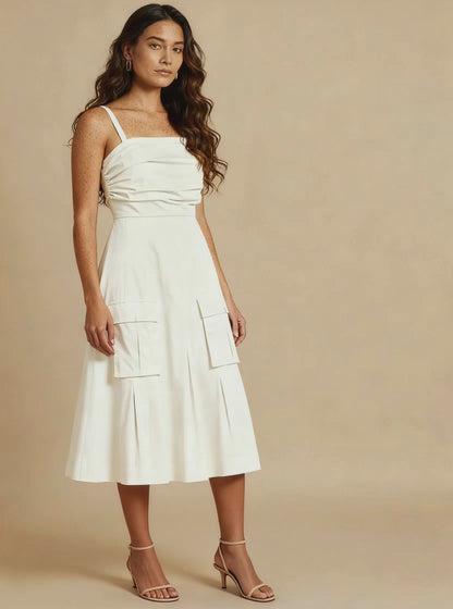 Vestido Alvor Bianco